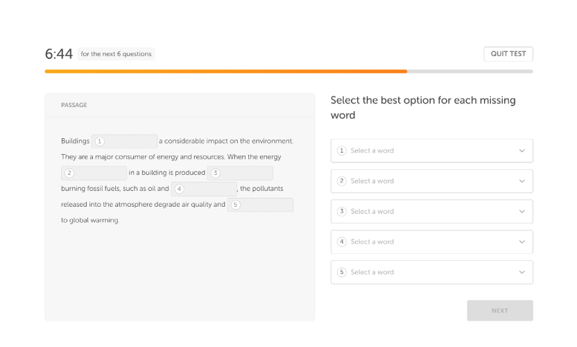 سوالات Complete the Sentences