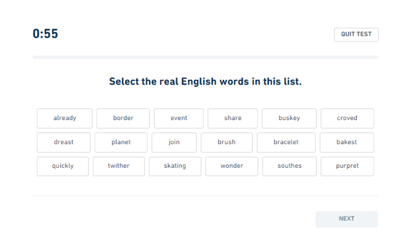 نمونه سوالات آزمون دولینگو بخش Read and Select